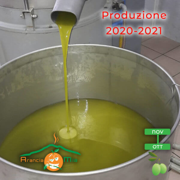 olio extra vergine di oliva - arancia mia