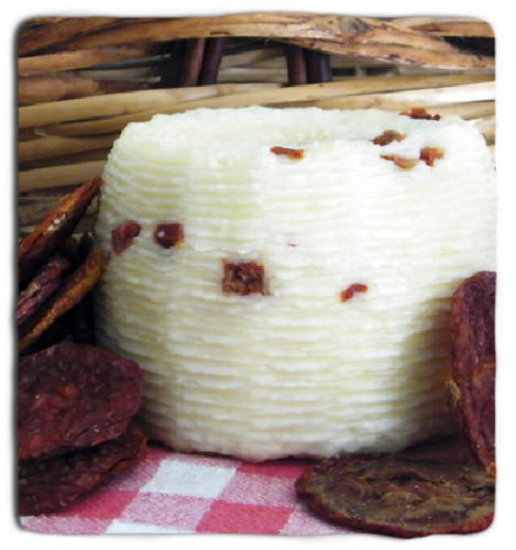 Pecorino primo sale con pomodoro secco